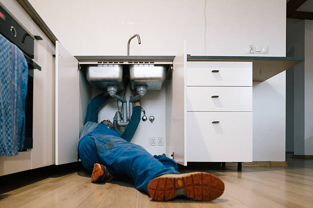 Professional Drain Cleaning technician working in Hastings, NY
